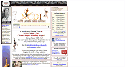 Desktop Screenshot of ncdanceinstitute.com